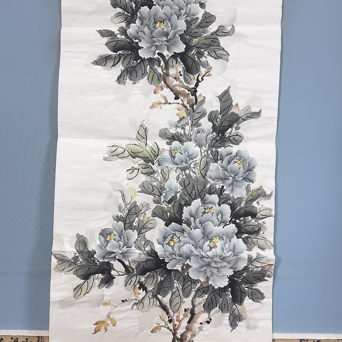 国画1467 牡丹一如您初来