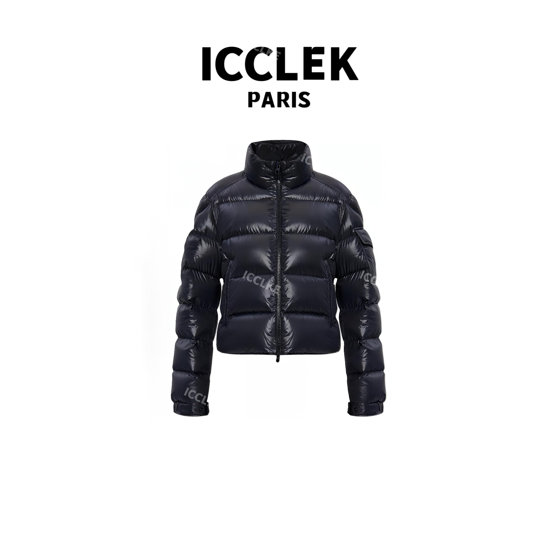 黑色保暖潮流时尚简约舒适轻盈羽绒服 女款 -1628