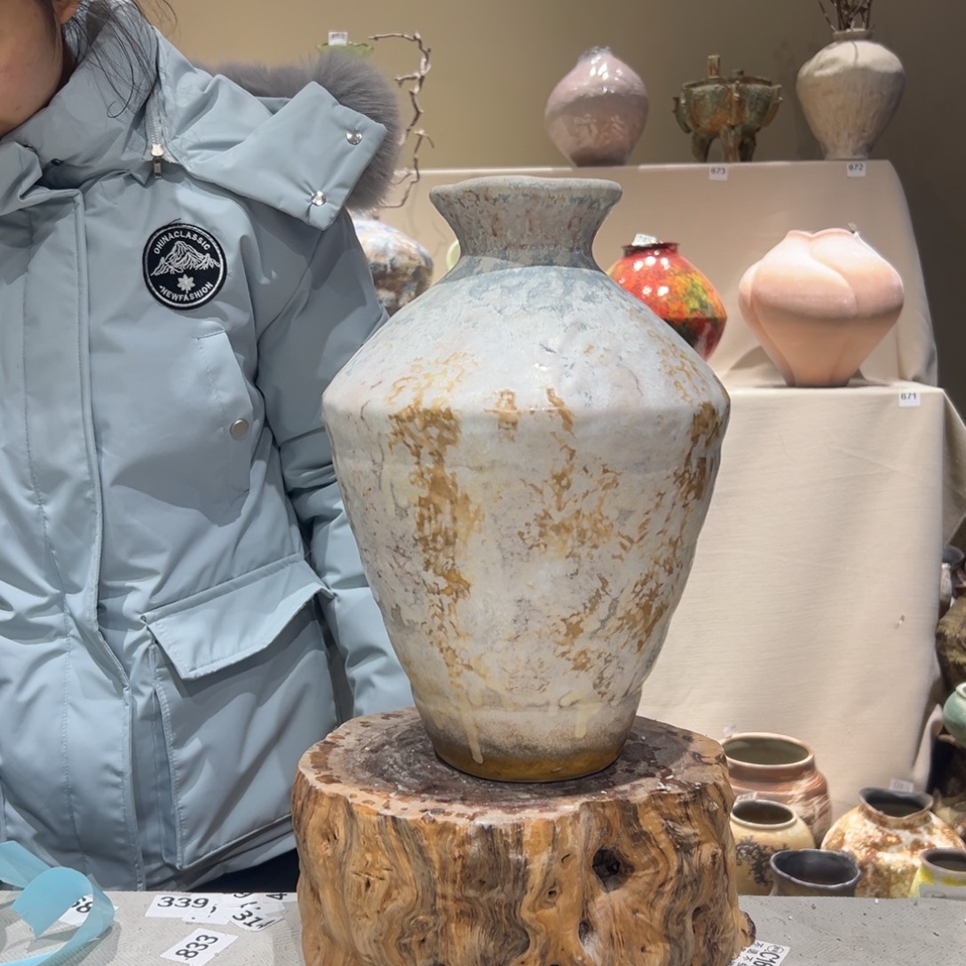 景德镇高温陶瓷花瓶摆件877花瓶摆件