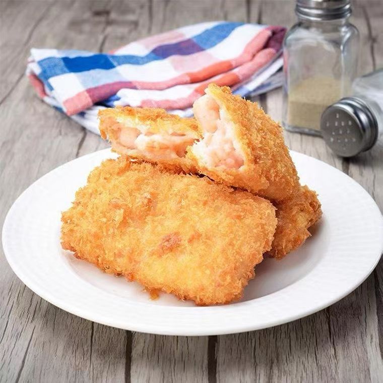 【勇哥专属】深海虾排裹粉半成品油炸虾排家庭小吃250克*6包