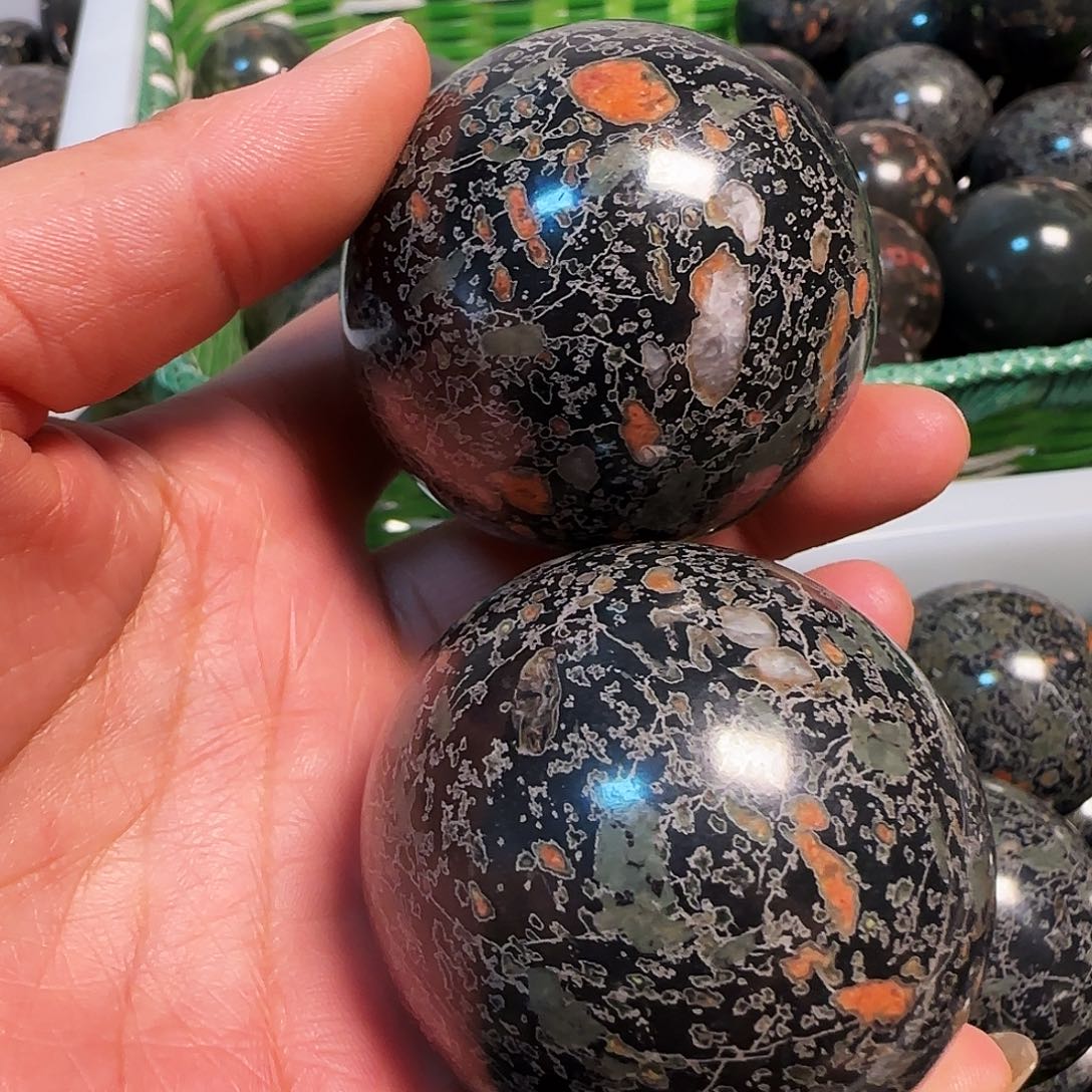 守***e梅花玉精美梅花手球