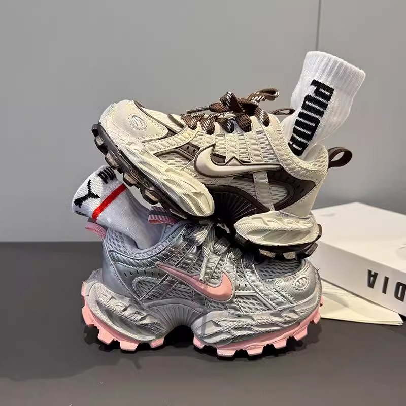 女童运动鞋网面透气春夏季新款儿童鞋子女韩版网鞋男童老爹鞋百搭