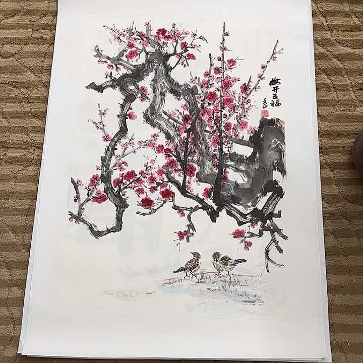 国画花鸟等多种鸟类和动物