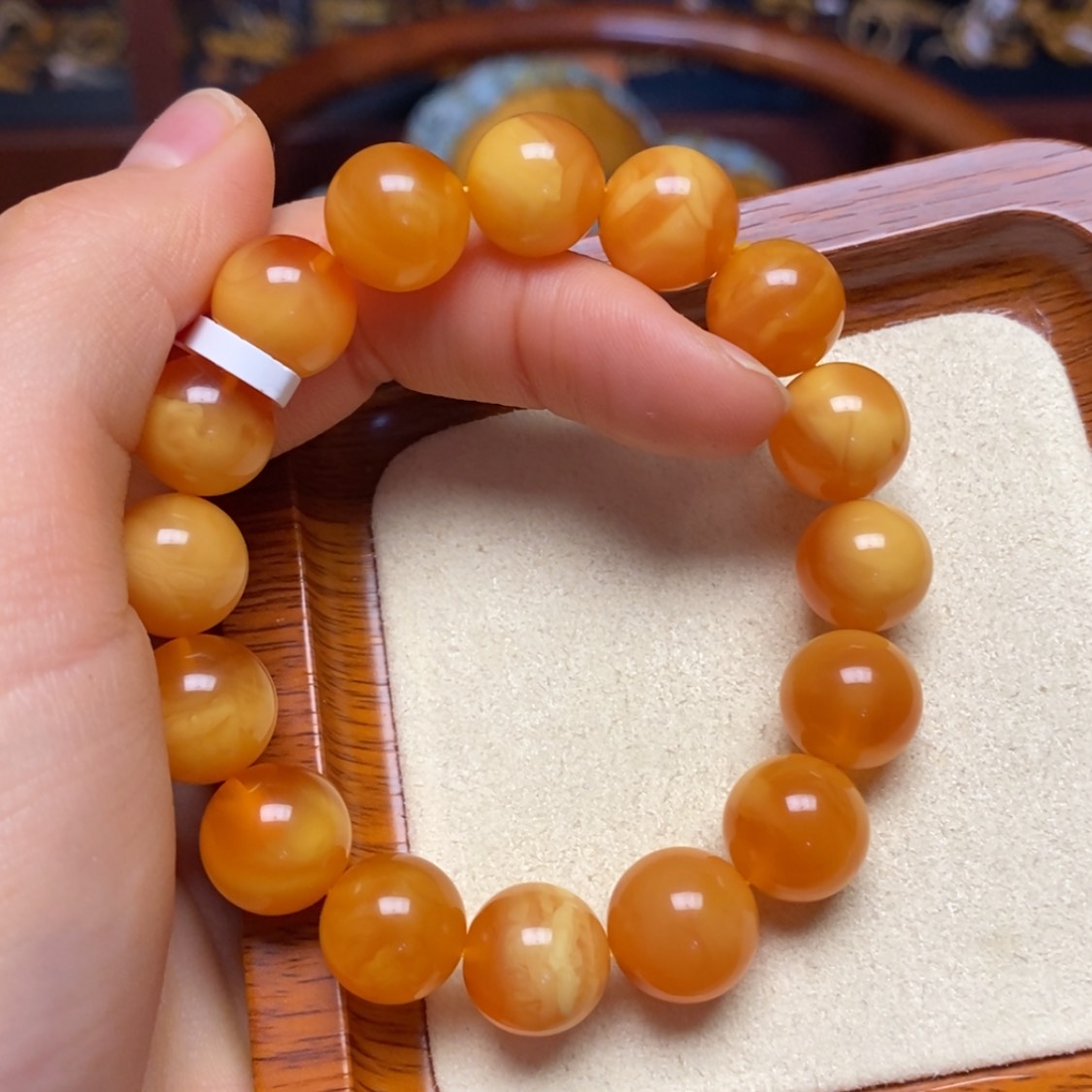 【闪购商品】蜜蜡手链未镶嵌手串