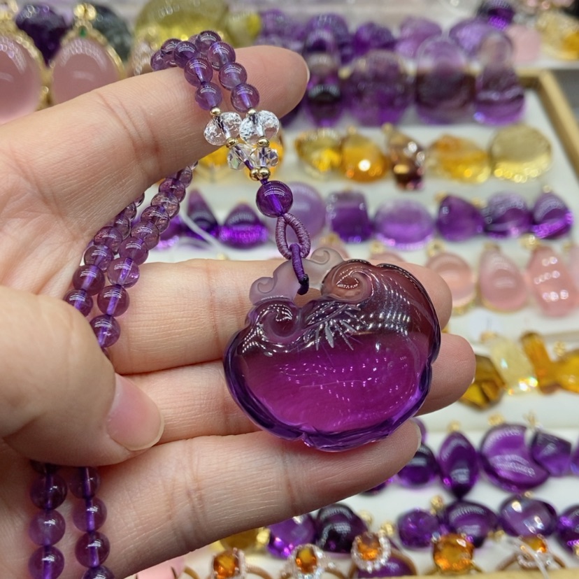 【闪购商品】水晶水晶吊坠未镶嵌