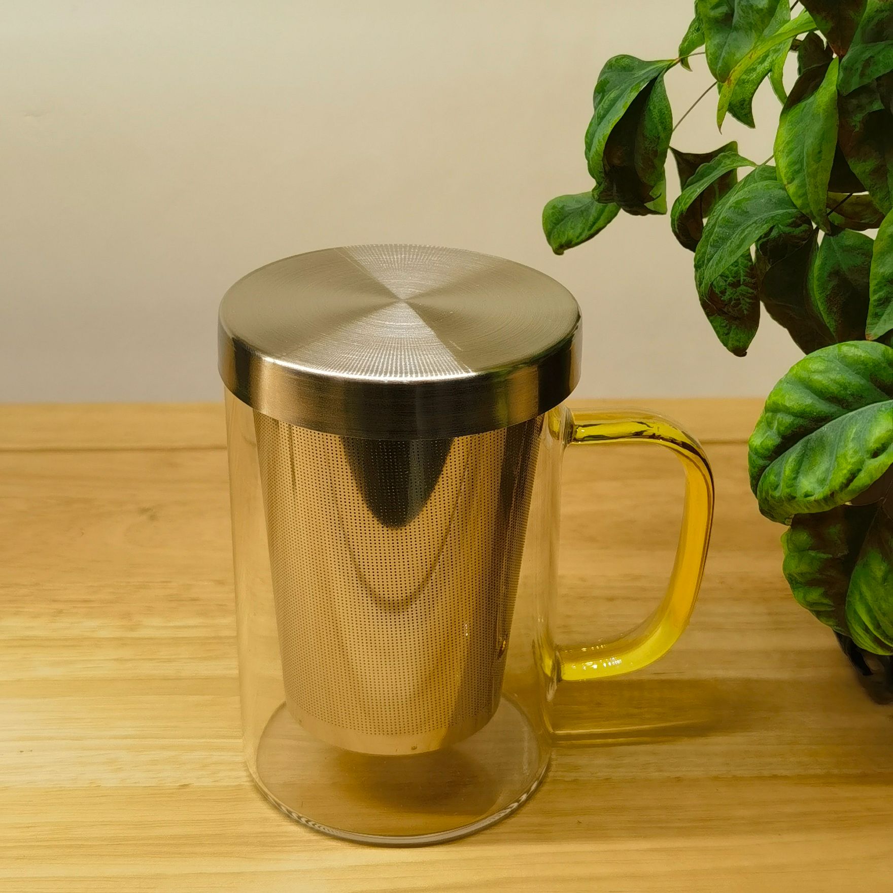 耐高温玻璃红茶乌龙茶茶水隔离杯