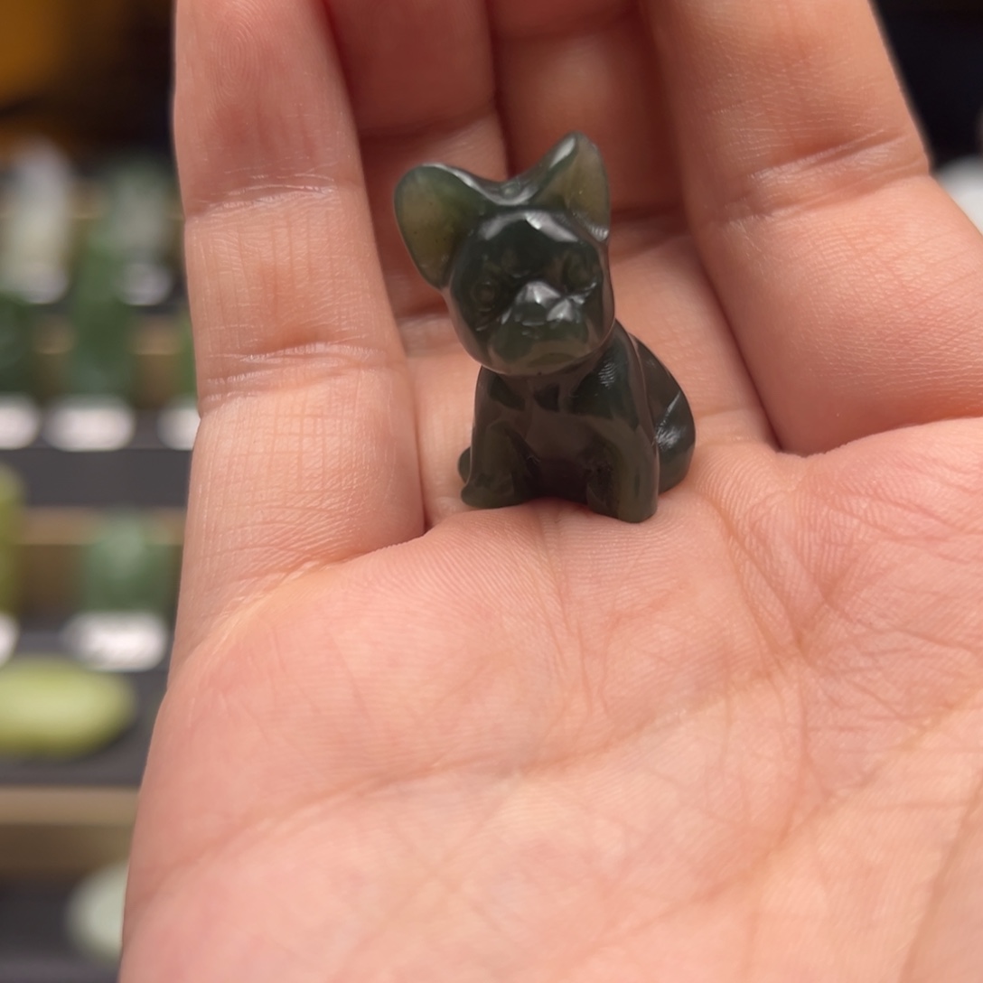 老***～和田玉未镶嵌挂件