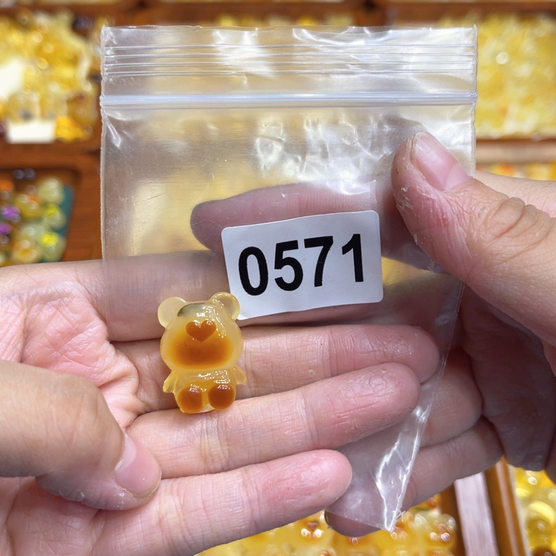 琥珀颈饰未镶嵌蜜蜡