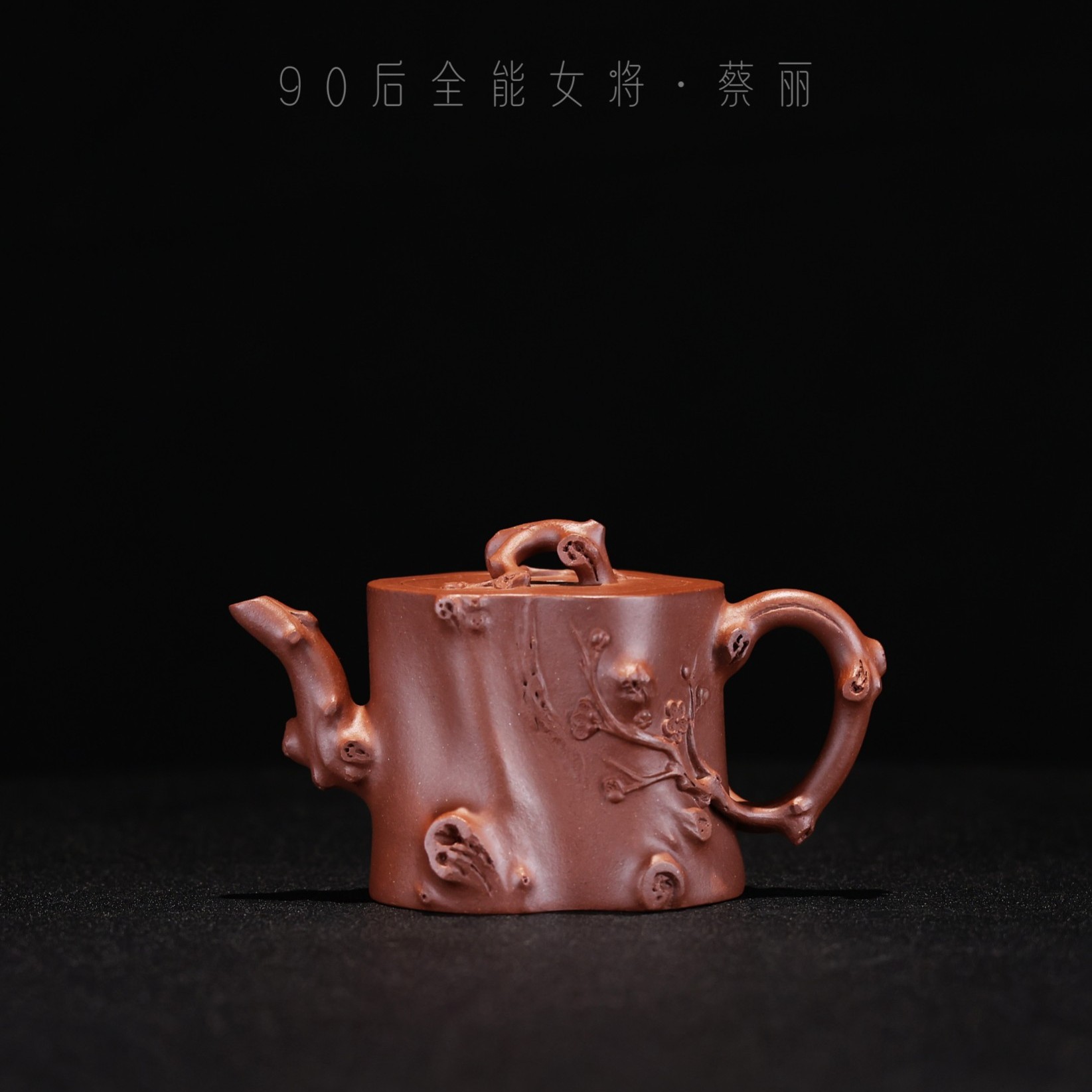 蔡丽 梅桩 紫泥宜兴紫砂壶