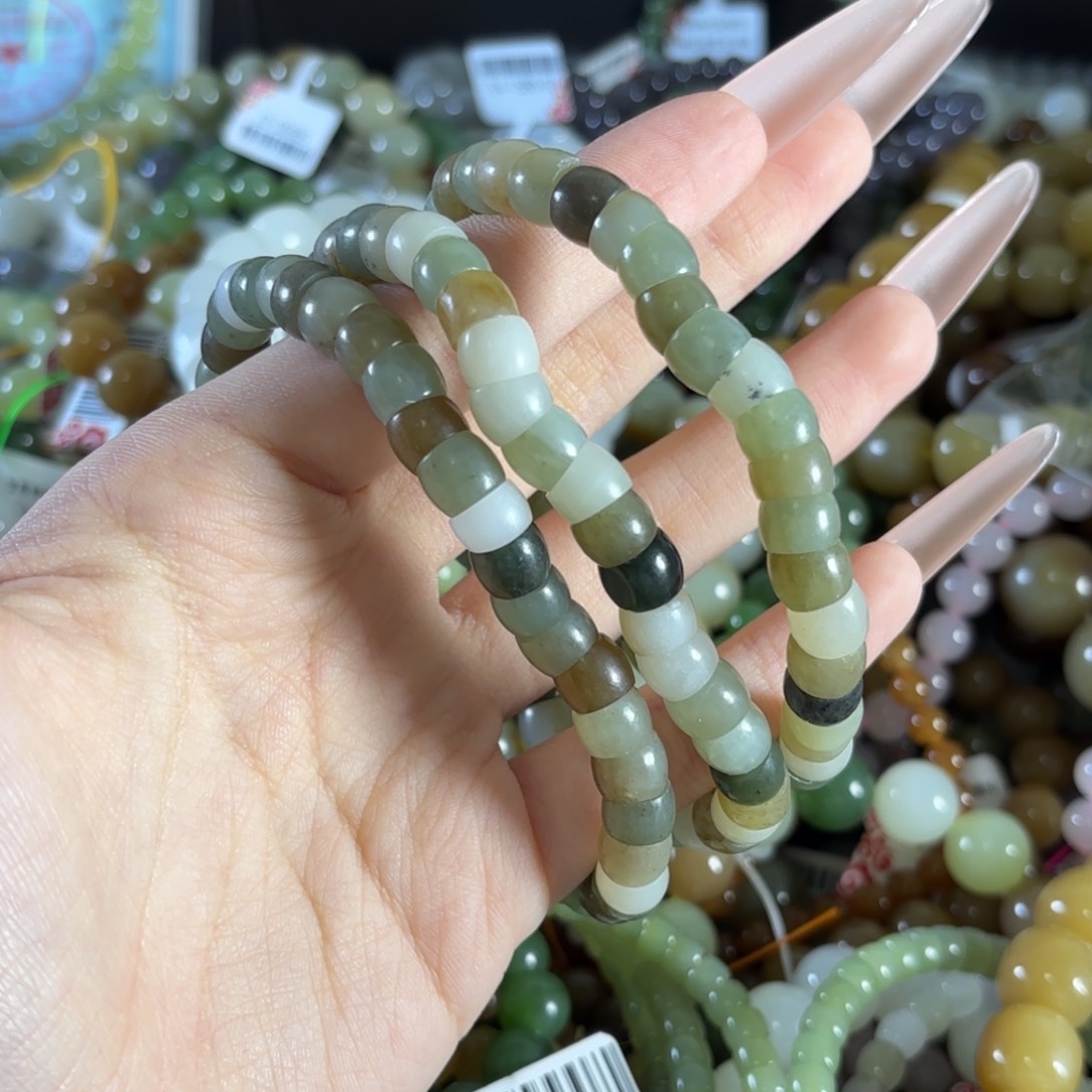 手链未镶嵌和田玉随机发一