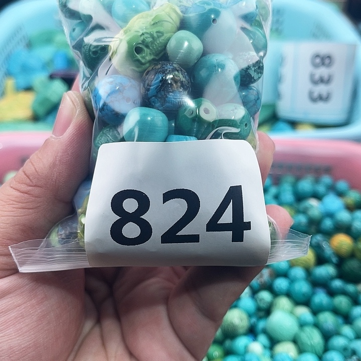未镶嵌菱锰矿珠宝半成品