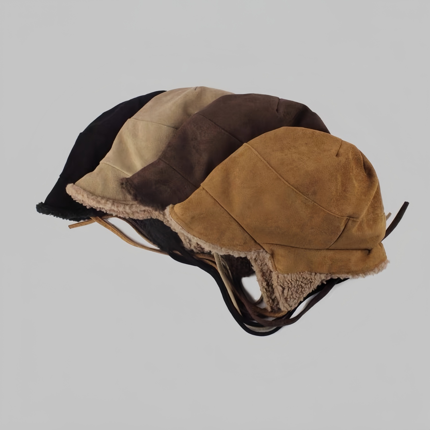 冬季加绒护耳帽2025新款飞行员帽女秋冬保暖加厚防风防寒系带帽子