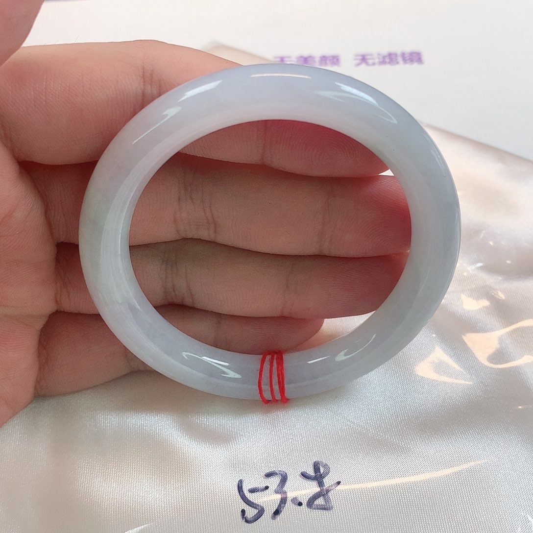 翡翠手镯（圆镯）未镶嵌323号