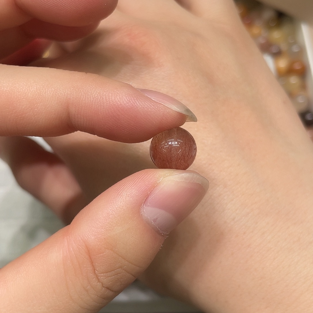水晶珠宝半成品未镶嵌方***棠打孔，不退不换
