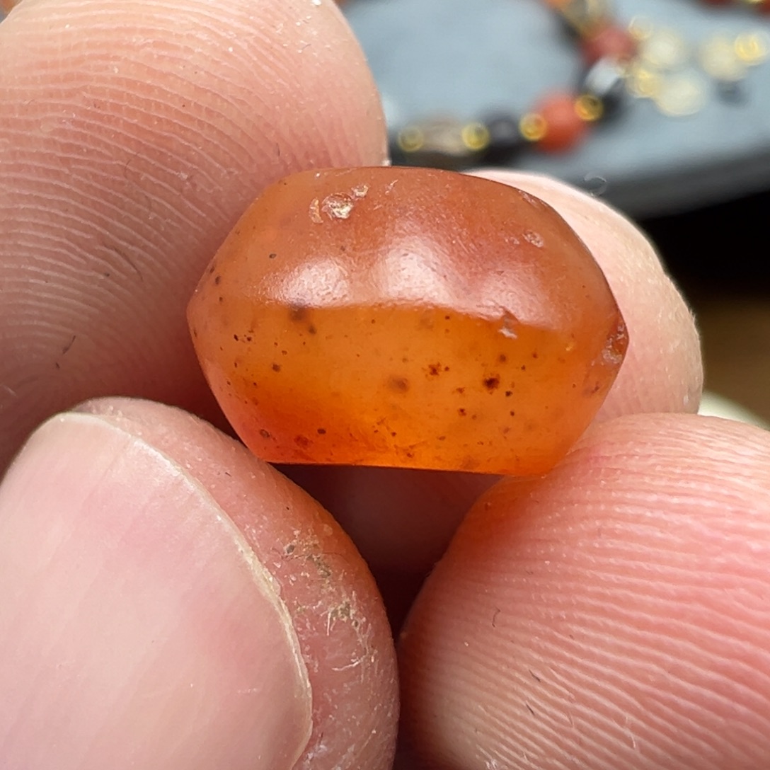 玛瑙/玉髓未镶嵌珠宝半成品x98  12×7.6满朱砂