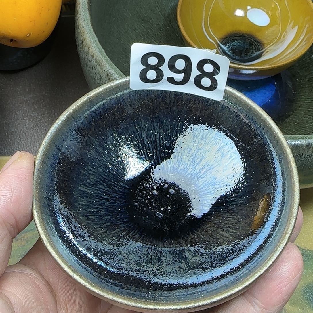 茶盏建盏杯主人杯龙窑柴烧