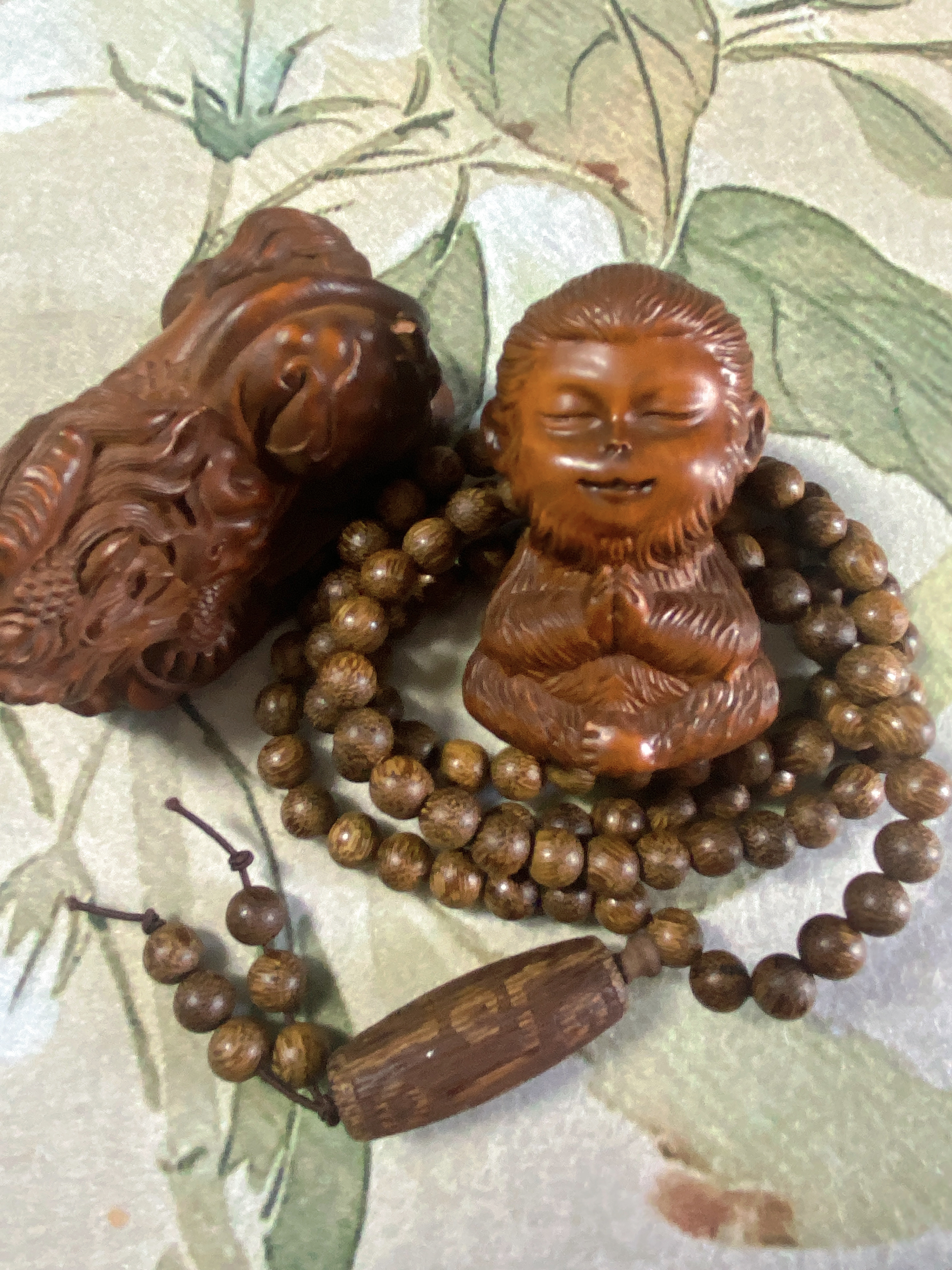 海南沉老料香味好手工珠串DIY编织