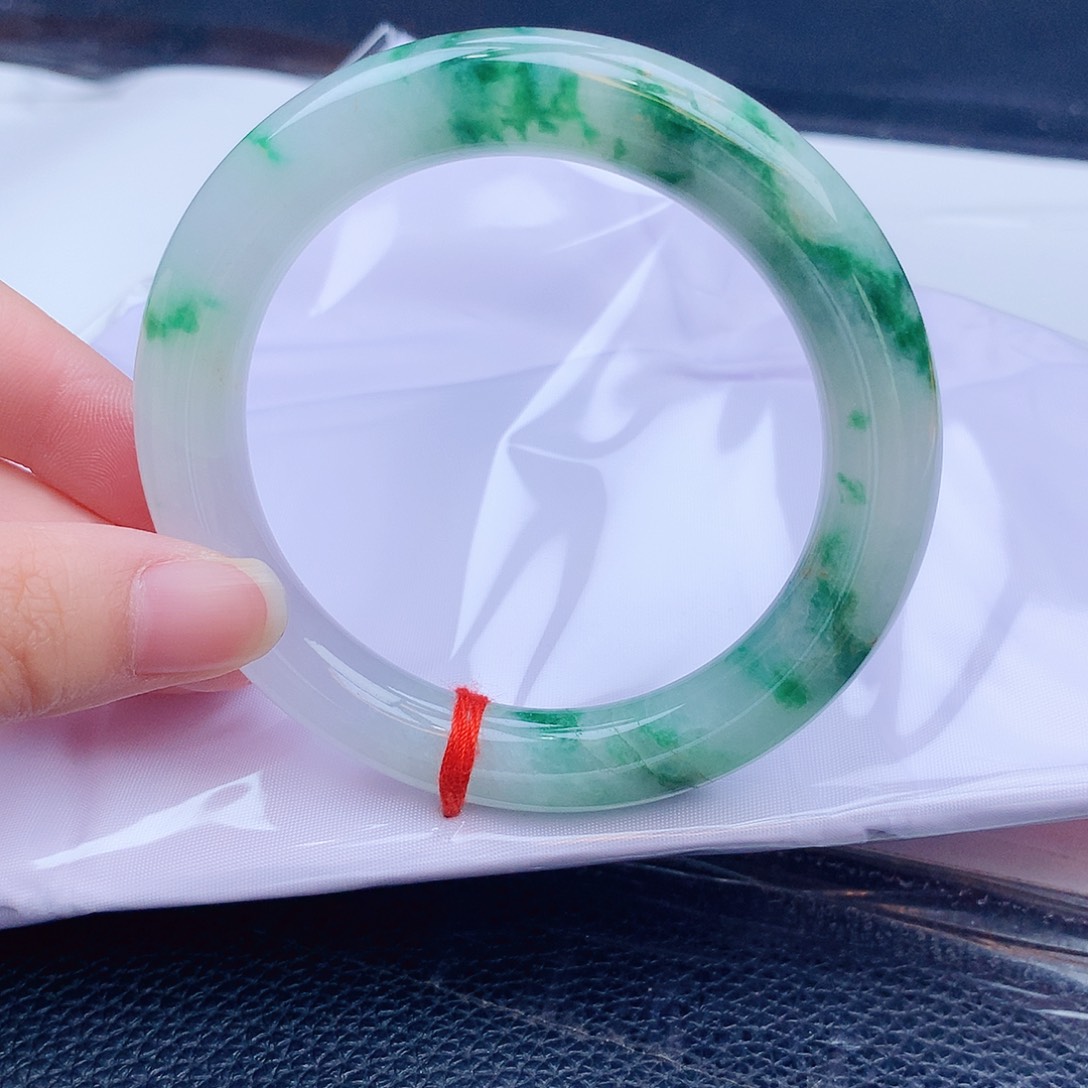 翡翠未镶嵌手镯缅甸天然翡翠a货手镯