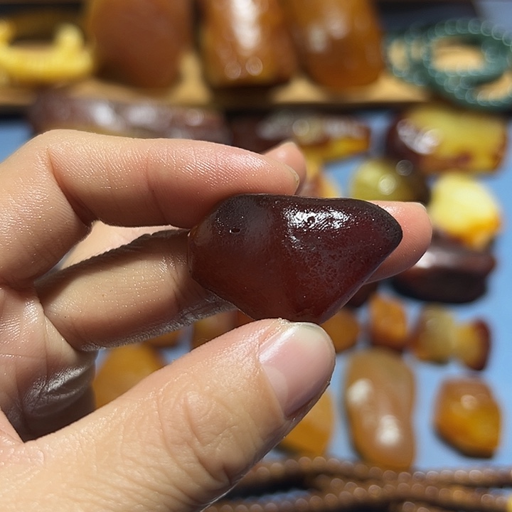 定制琥珀未镶嵌原
