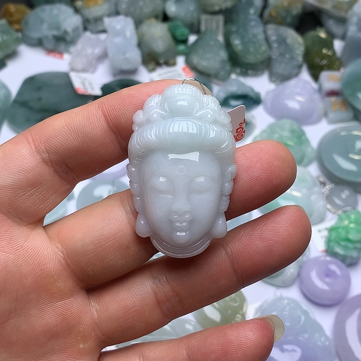 翡翠未镶嵌颈饰天然翡翠