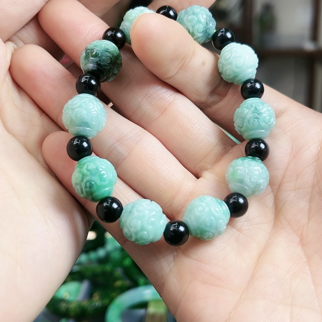 翡翠手链未镶嵌手链