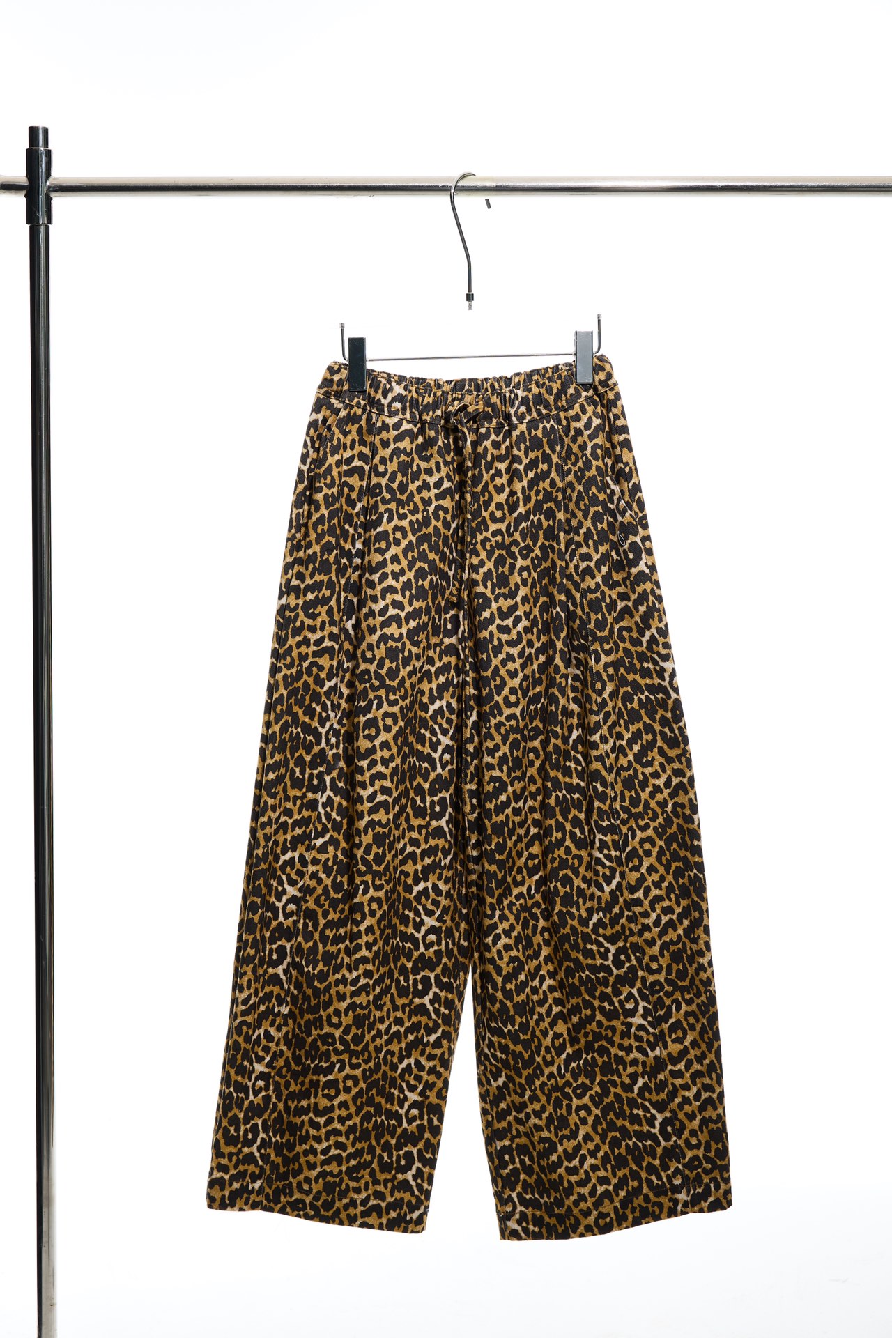 HTT小众设计感豹纹休闲裤5105200