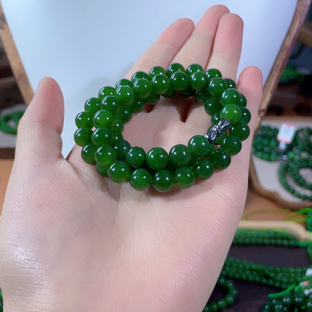 和田玉未镶嵌颈饰8