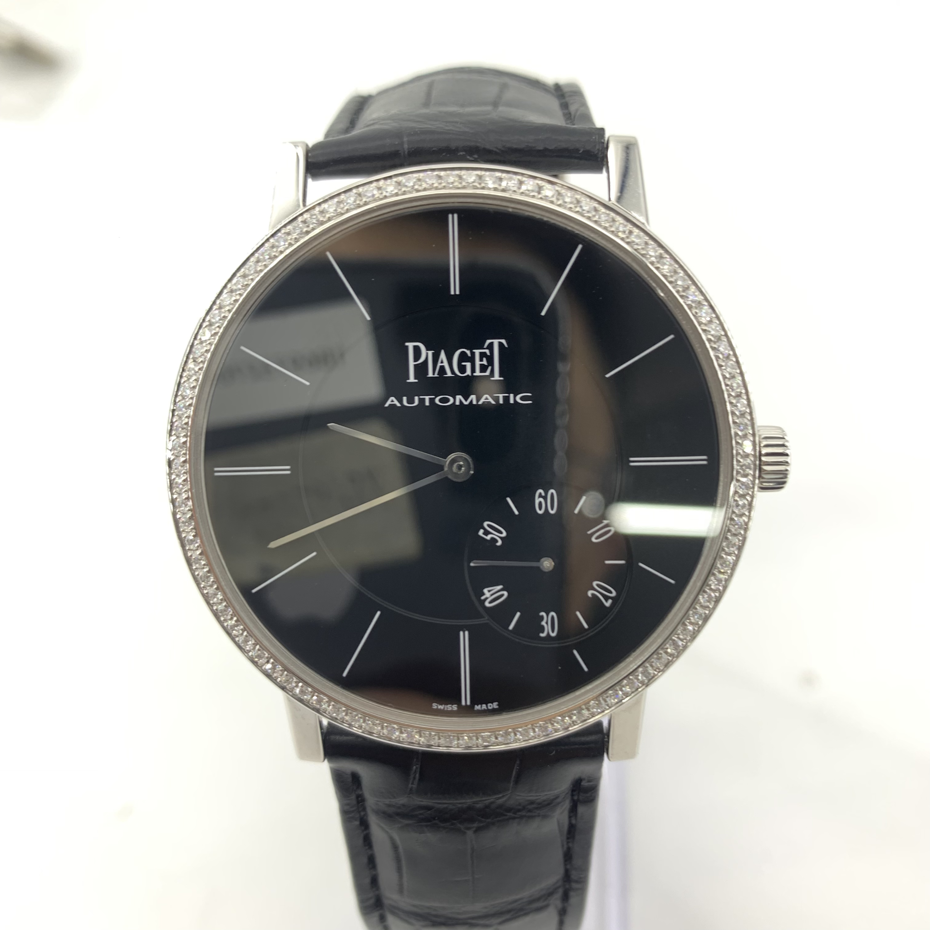 95新 Piaget/伯爵 男士机械腕表18k白金43mm