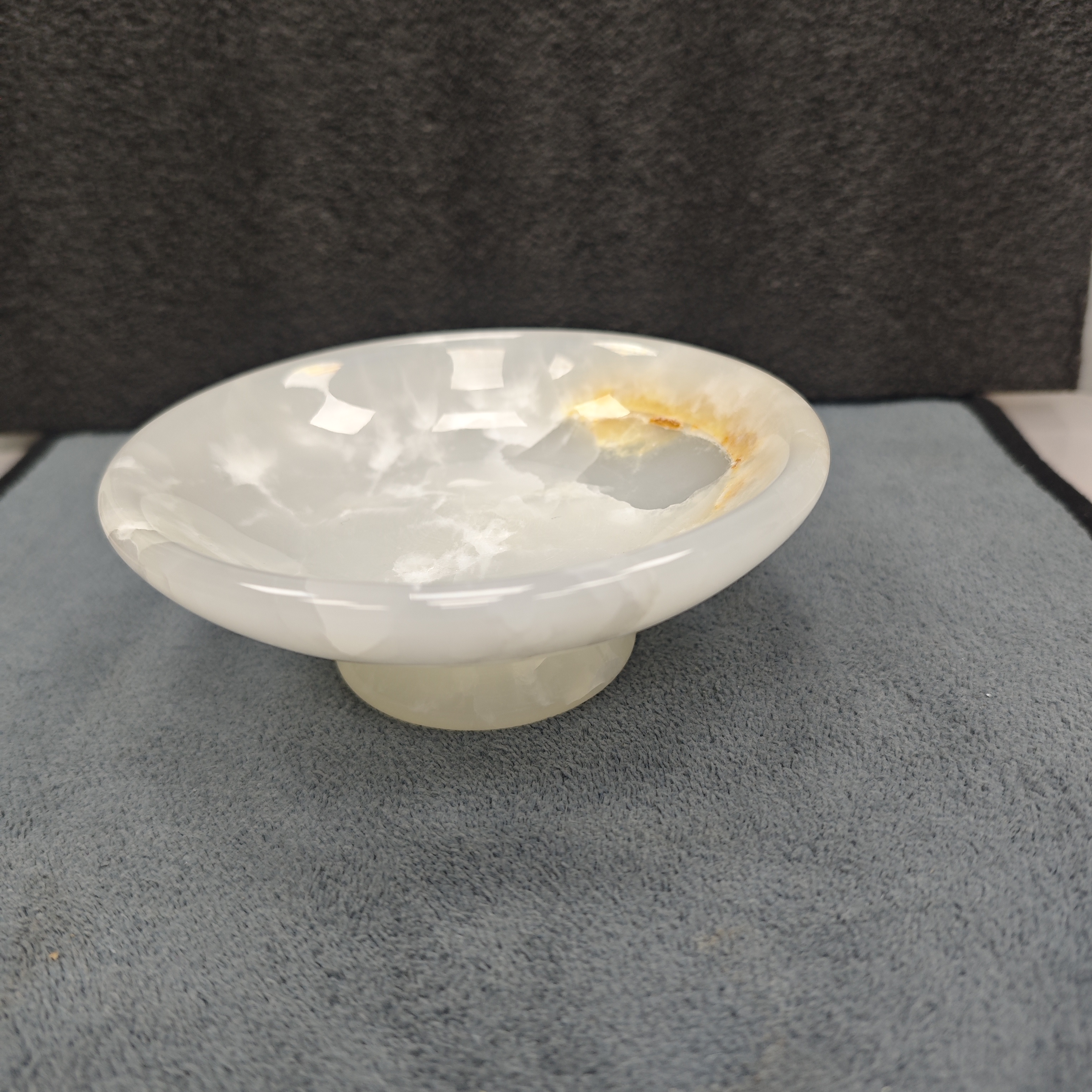 果盘碟客厅书房办公室茶几摆件乔迁进宅吉祥送礼手工艺品