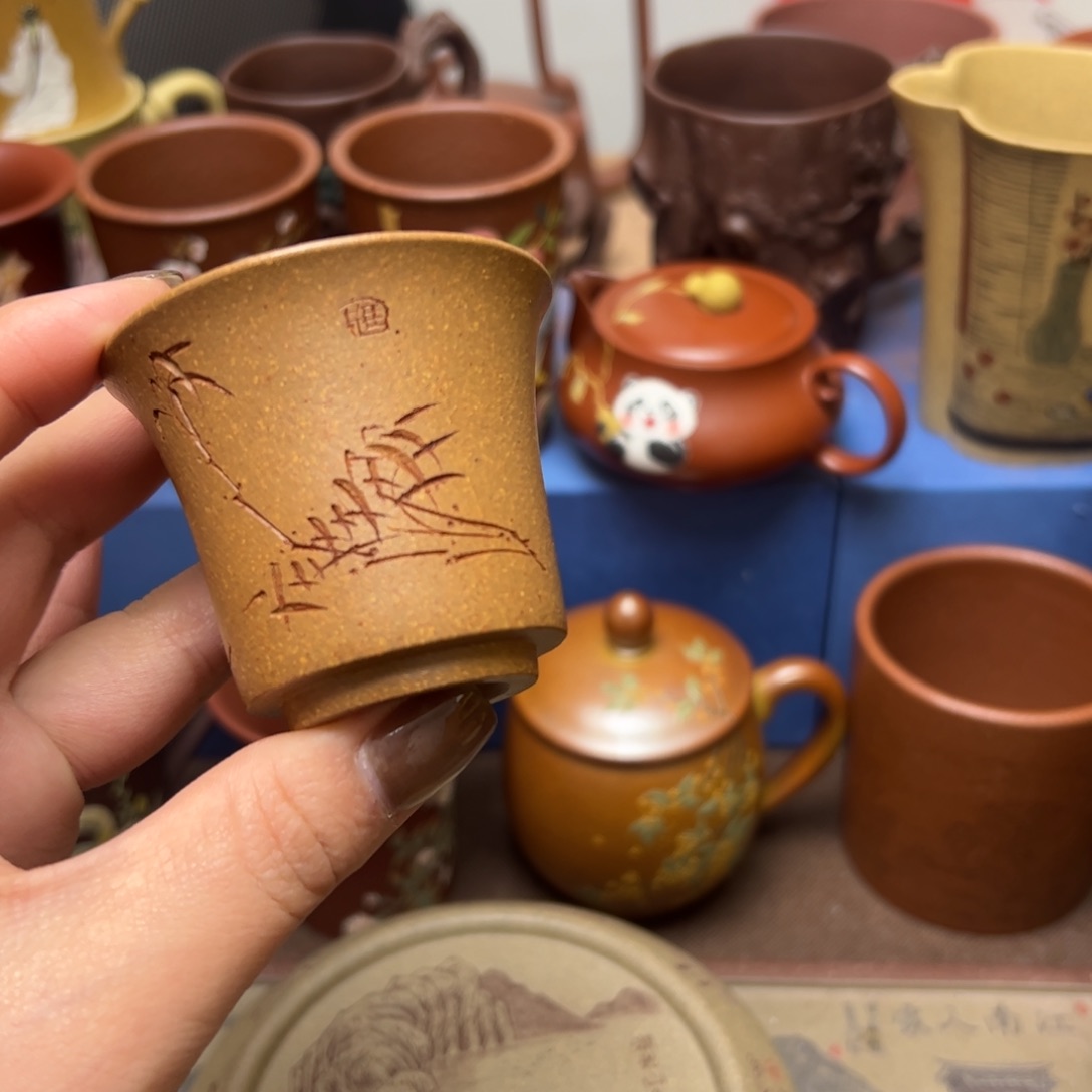 紫砂茶杯紫砂主人杯