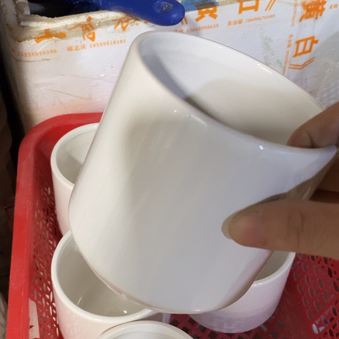 陶杯子陶盆有孔 瑕疵介意勿拍