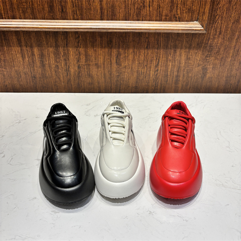 【皮鞋码】早春新款单鞋皮面系带轻便百搭潮流舒适男士时尚休闲潮鞋