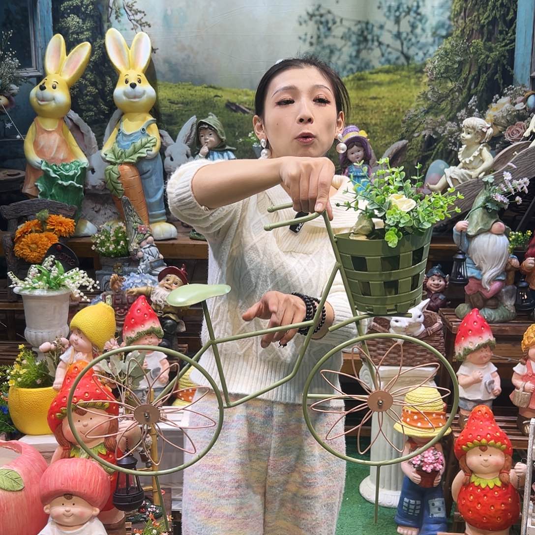 花园摆件红红火火