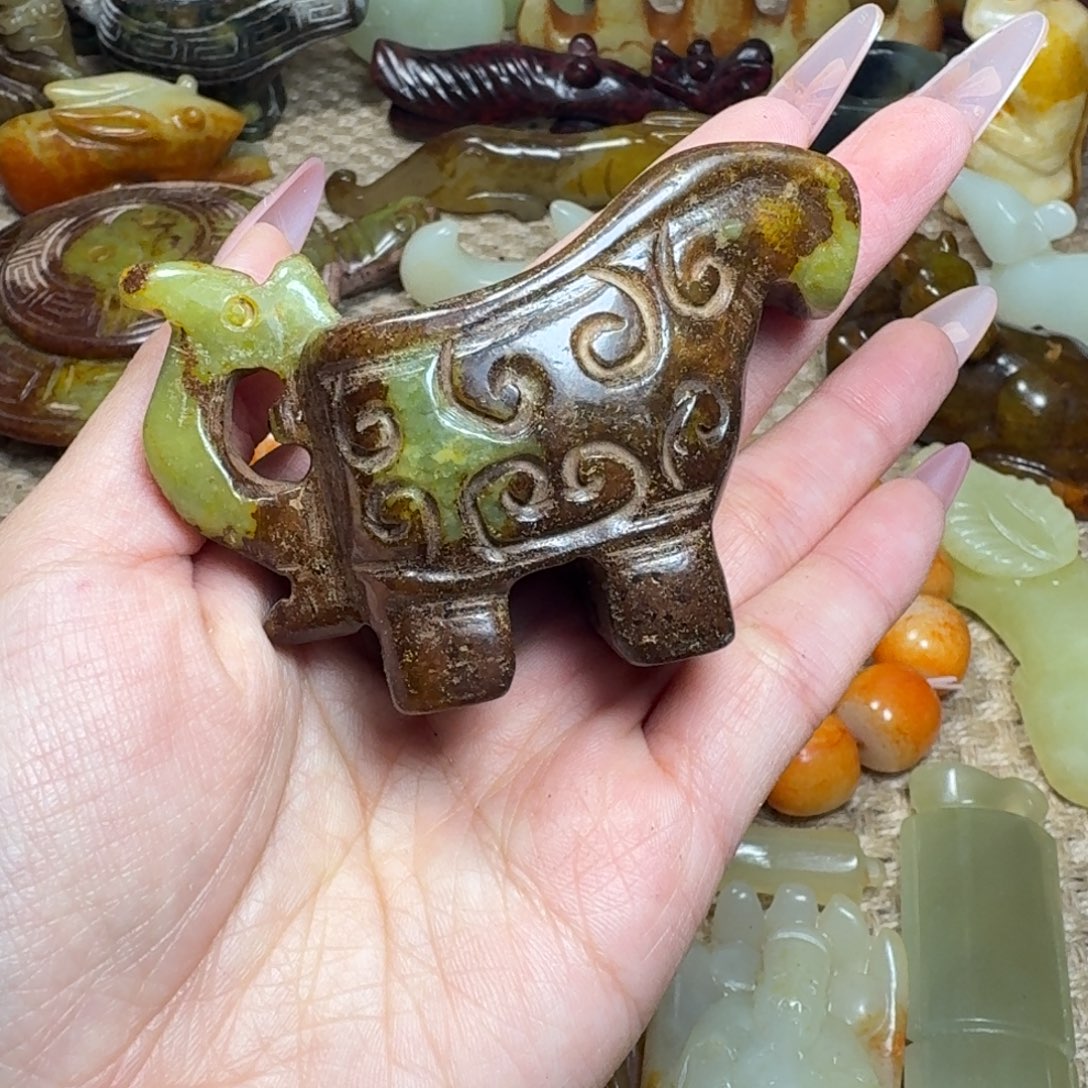 白玉菩提吊坠挂件