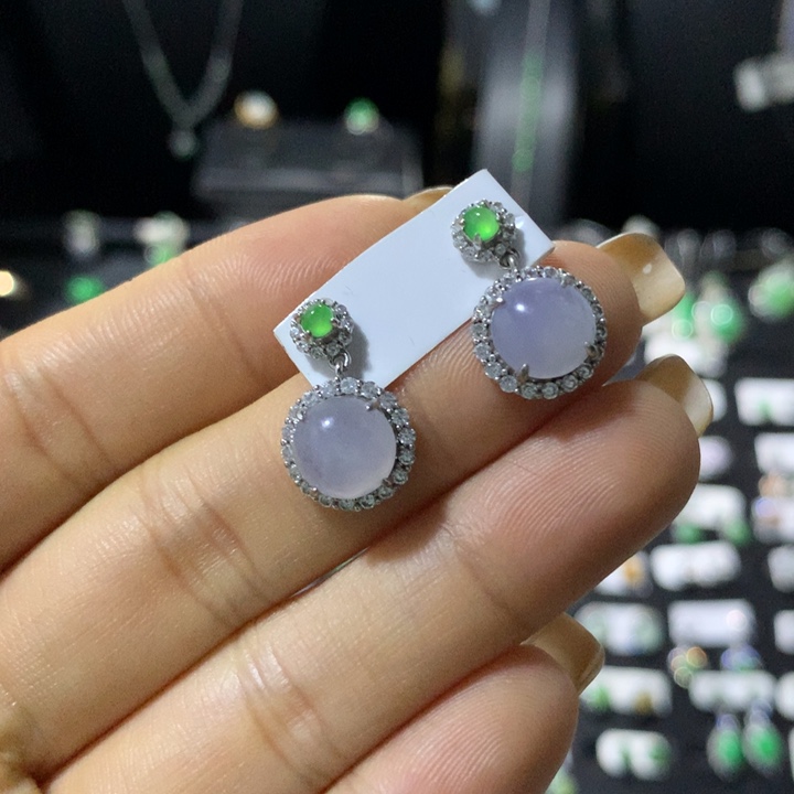 翡翠银S925镶嵌戒指