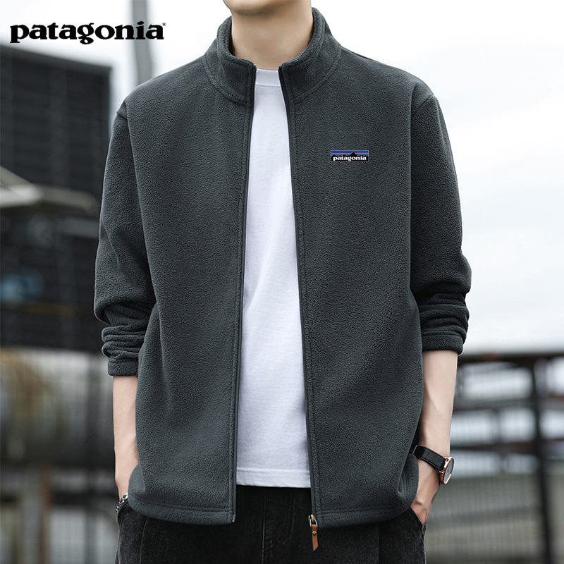 Patagonia/巴塔哥尼亚户外运动秋冬抓绒保暖休闲拉链立领卫衣