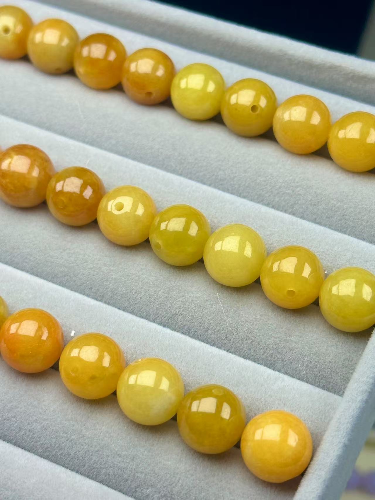 12mm 天然缅料a货 冰糖黄多样性发其一