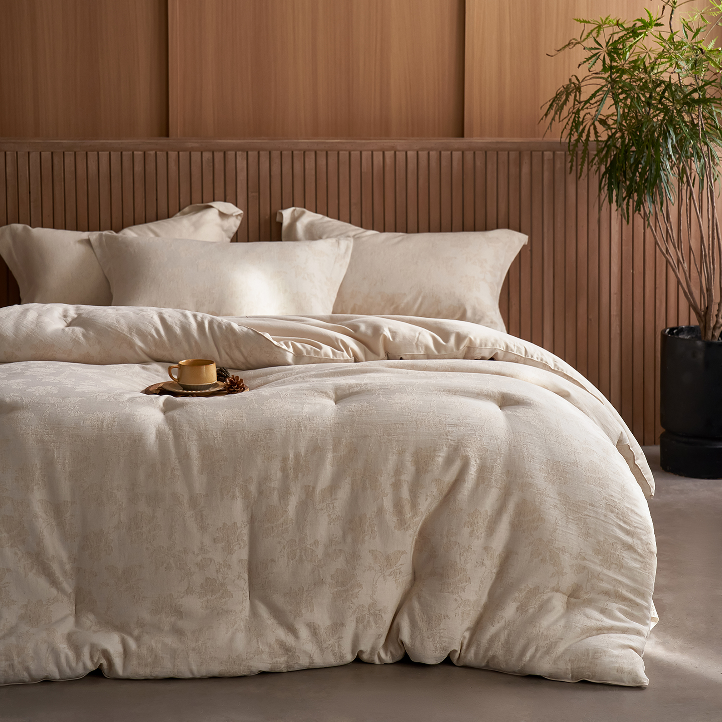 大莉莉【璐希尔】棉麻提花大豆被松弛感拉满的被子春秋被/冬被