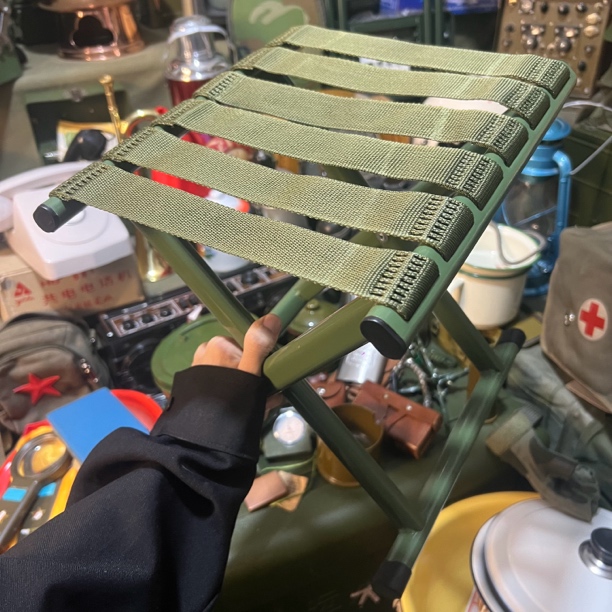 库存全新绿色马扎折叠马扎