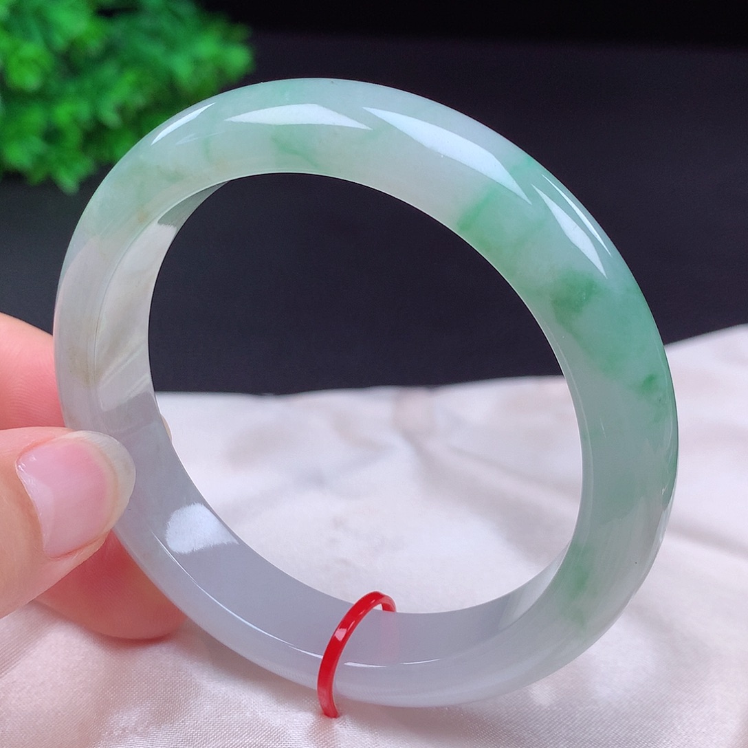 翡翠未镶嵌手镯57圈口431219