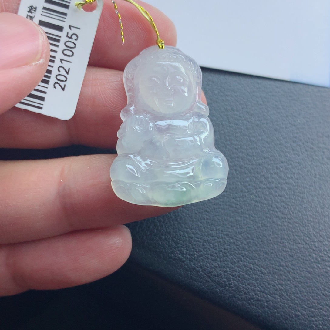 翡翠颈饰未镶嵌宝宝佛