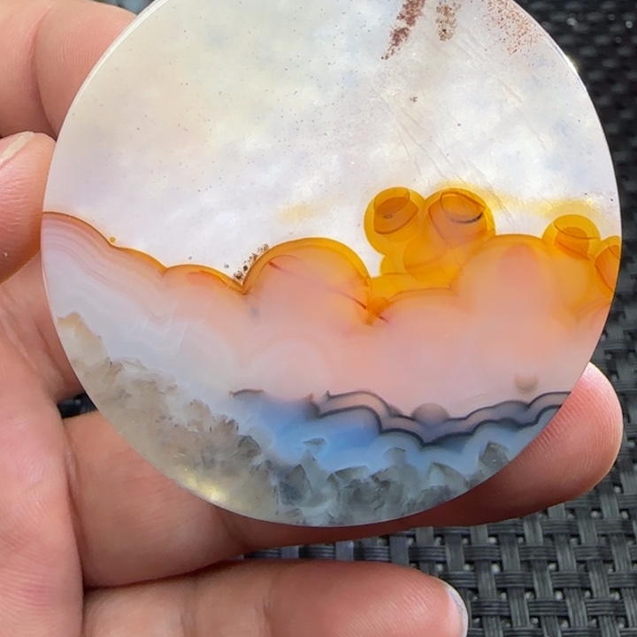 越***好玛瑙/玉髓未镶嵌颈饰