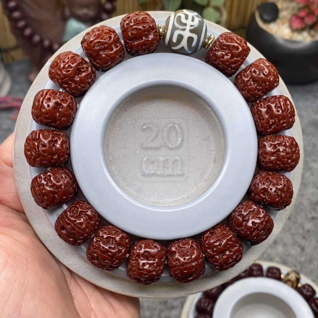 金刚菩提吊坠15+帝王花手串