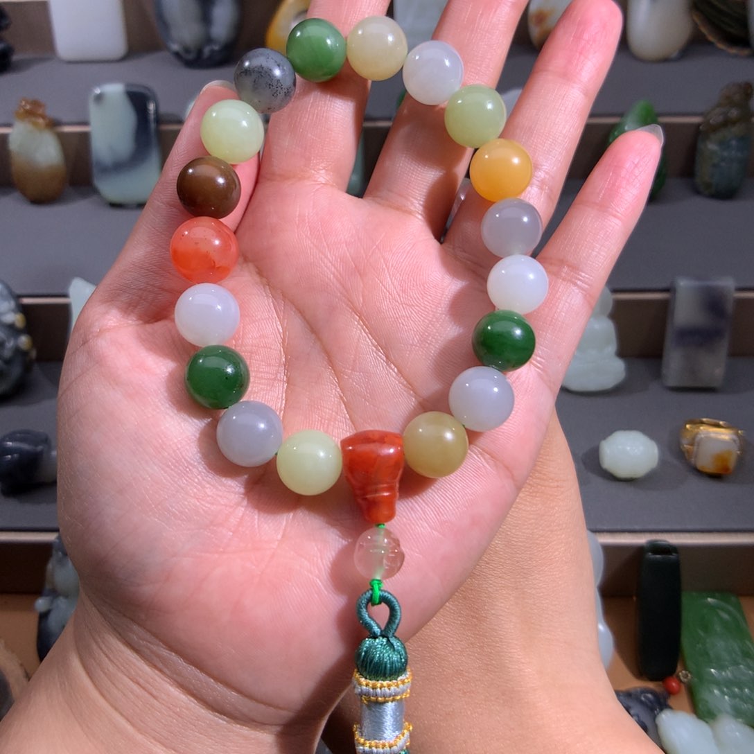 和田玉手链未镶嵌