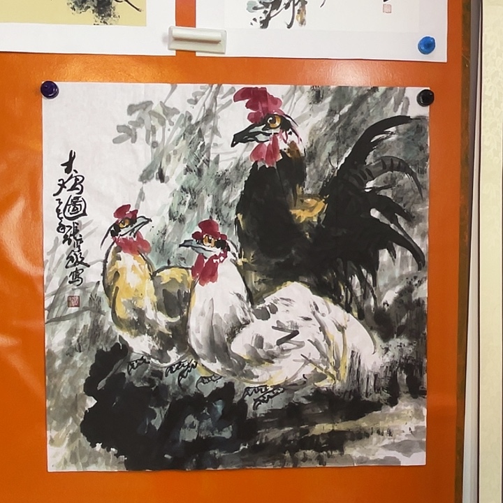 国画张圣敏先生纯手绘作品