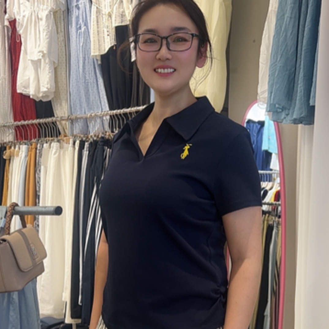 夏季薄款翻领运动休闲气质上衣刺绣Polo衫2025新款显瘦时尚百搭