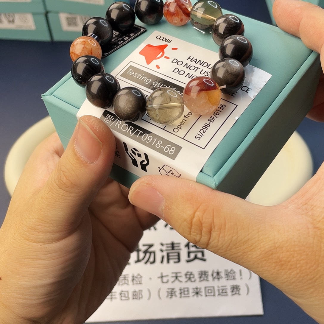 手链银S925镶嵌水晶