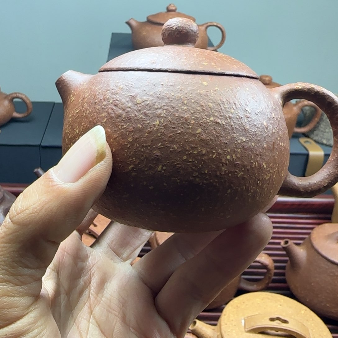 紫砂茶壶八目红降西施150cc