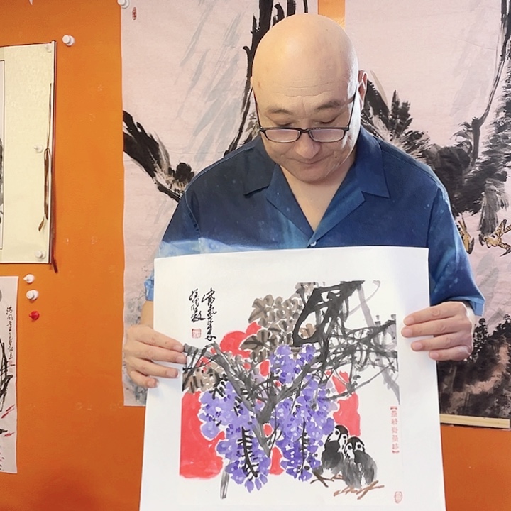 国画张圣敏先生纯手绘作品