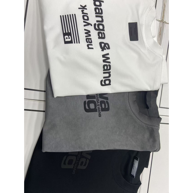 64号链接】*潮牌王* 夏季重磅潮牌王立体哑光发泡字母宽松T恤237